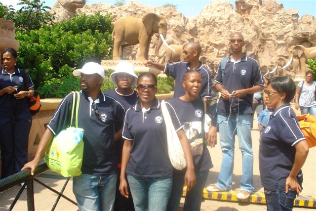 Sun city tour with my workmates!